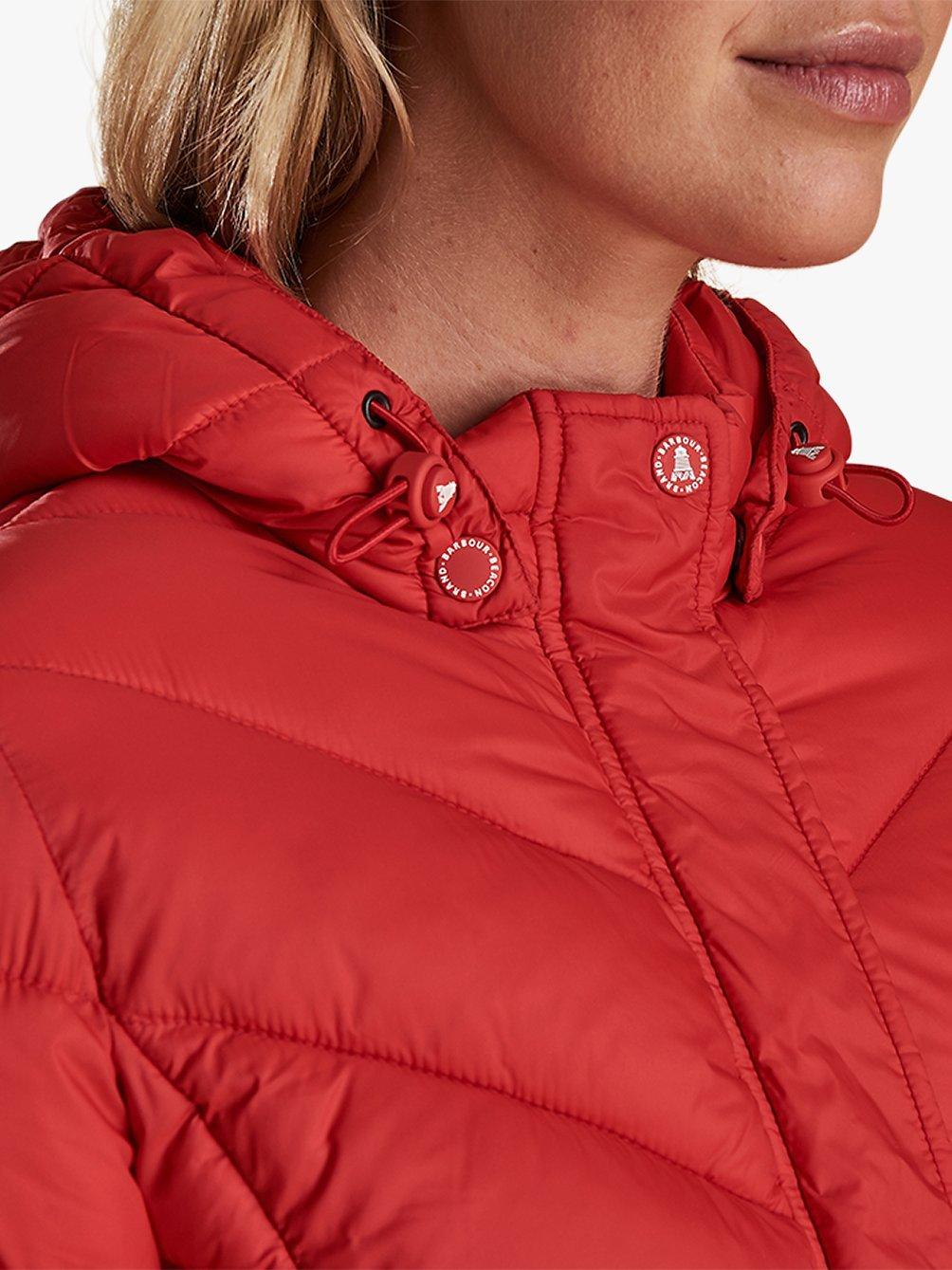 Barbour Seaward Quilted Jacket Coastal Red