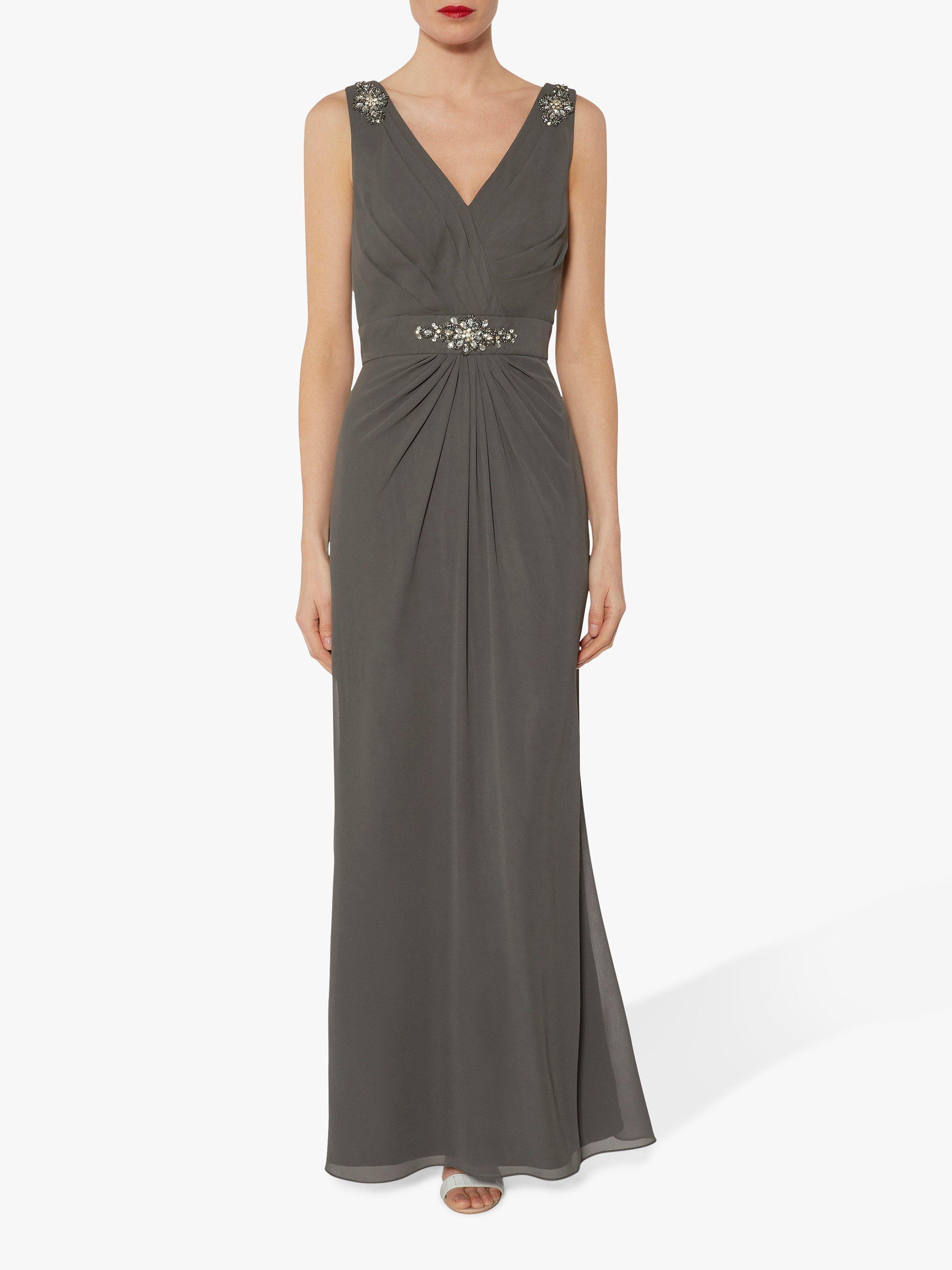 Gina Bacconi Leyton Beaded Maxi Dress
