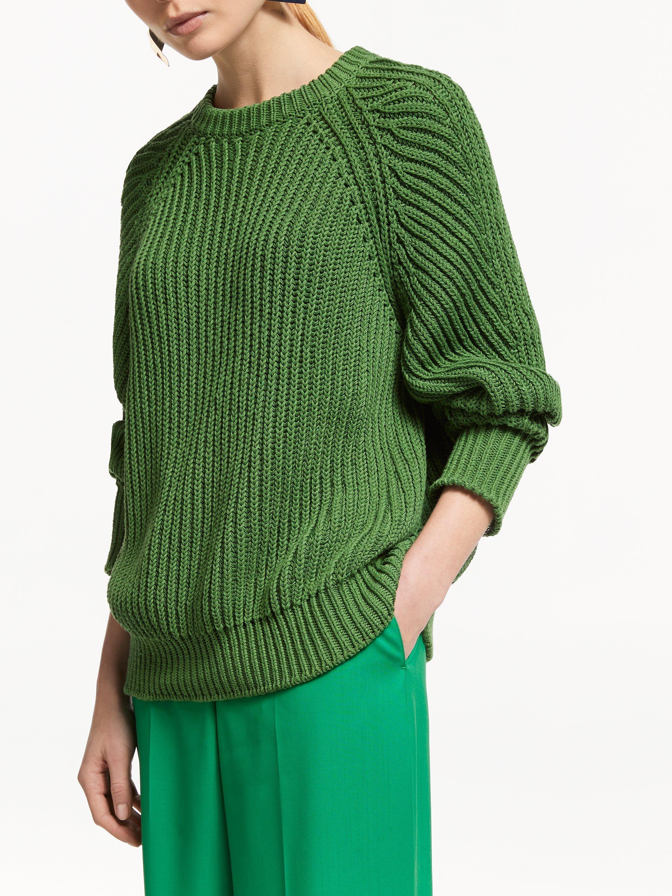 John Lewis & Partners Chunky Rib Knit Jumper