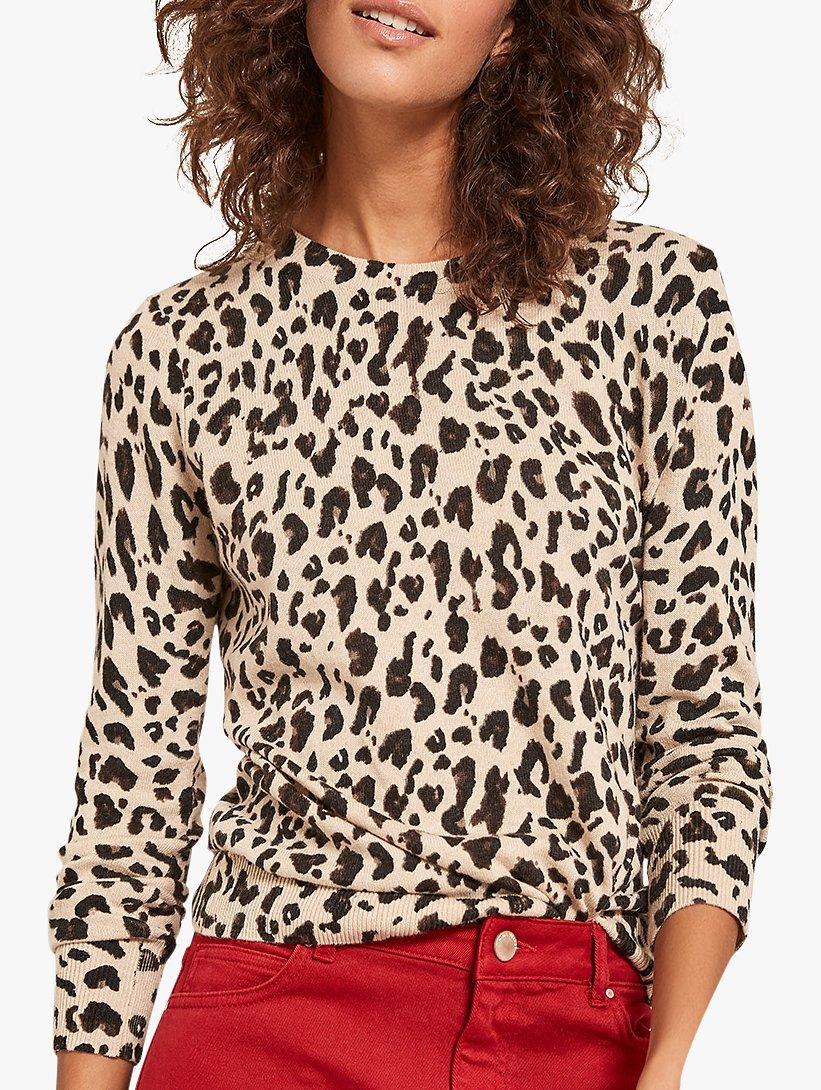 Leopard print jumper best sale