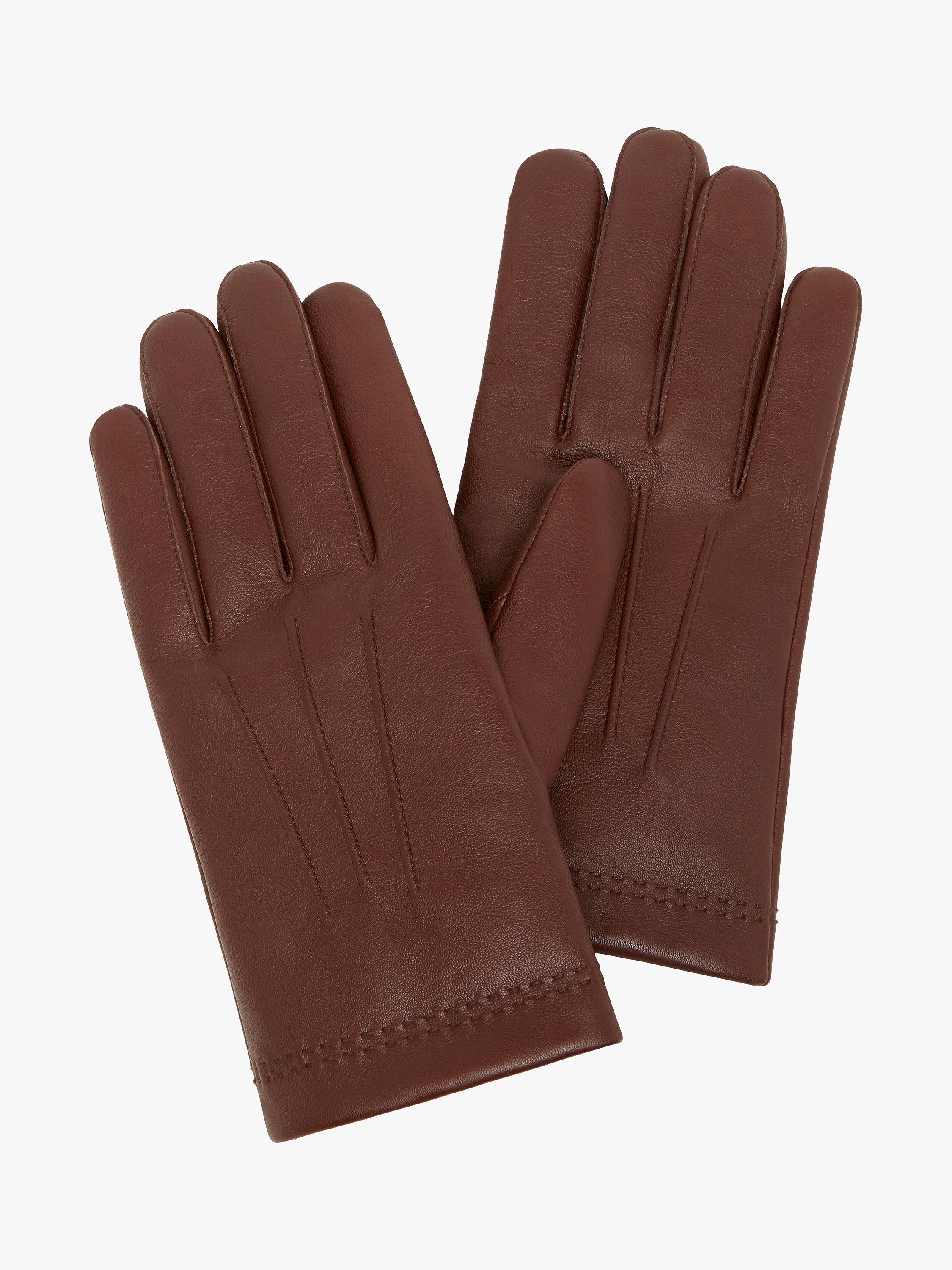 Mulberry Nappa Gloves, Brown
