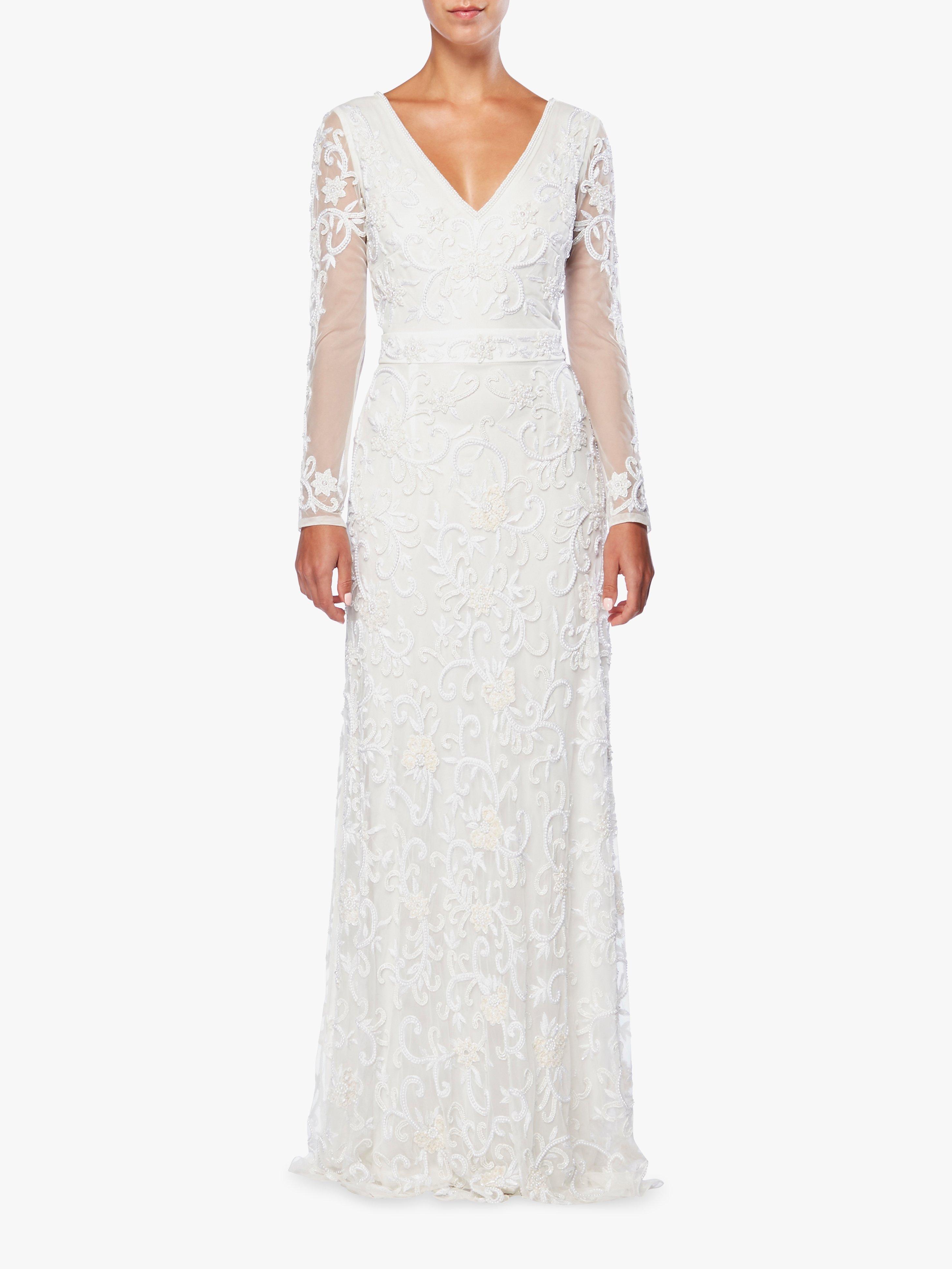 Raishma Embellished Bridal Dress, White