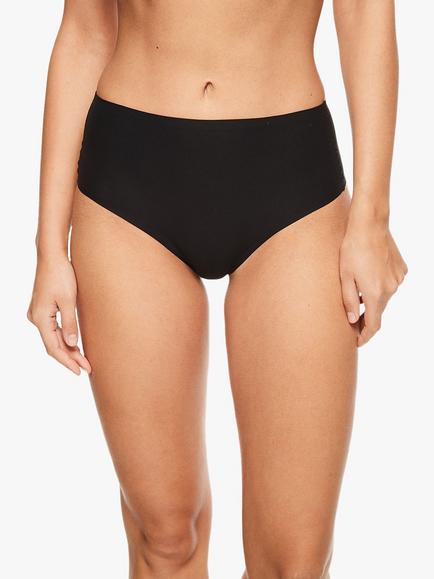 Chantelle Soft Stretch High Waist String Knickers, Black