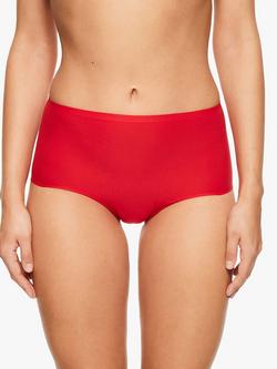 Chantelle Soft Stretch High Waist Knickers, Poppy Red