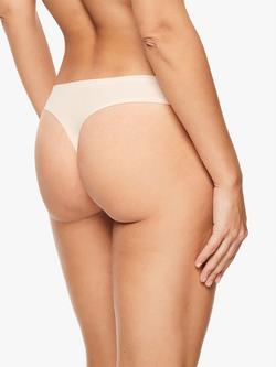 Chantelle Soft Stretch String Knickers - view 2, Golden Beige