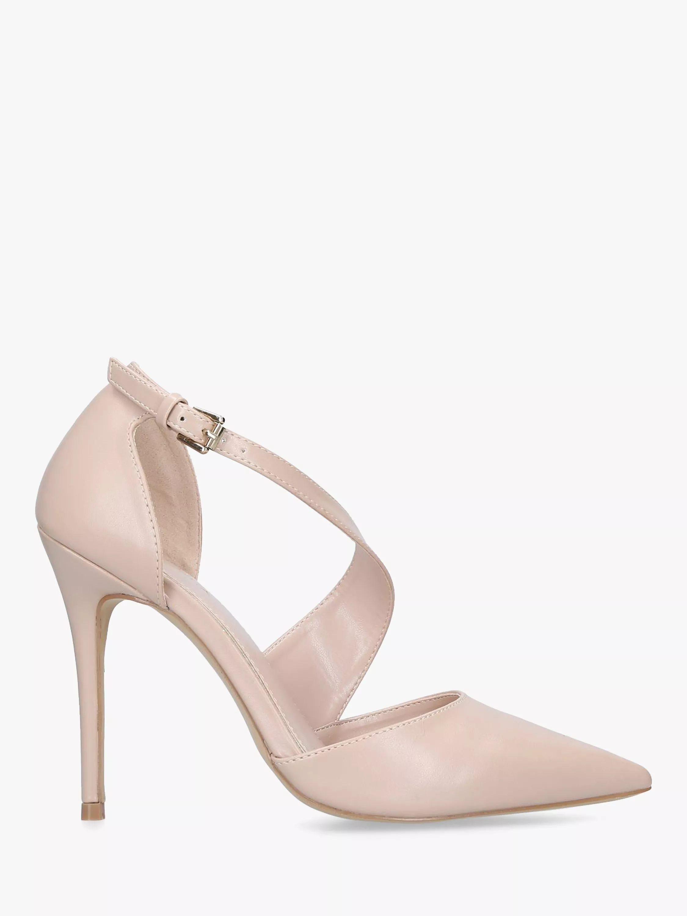 Carvela Killer Cross Strap Stiletto Heel Court Shoes