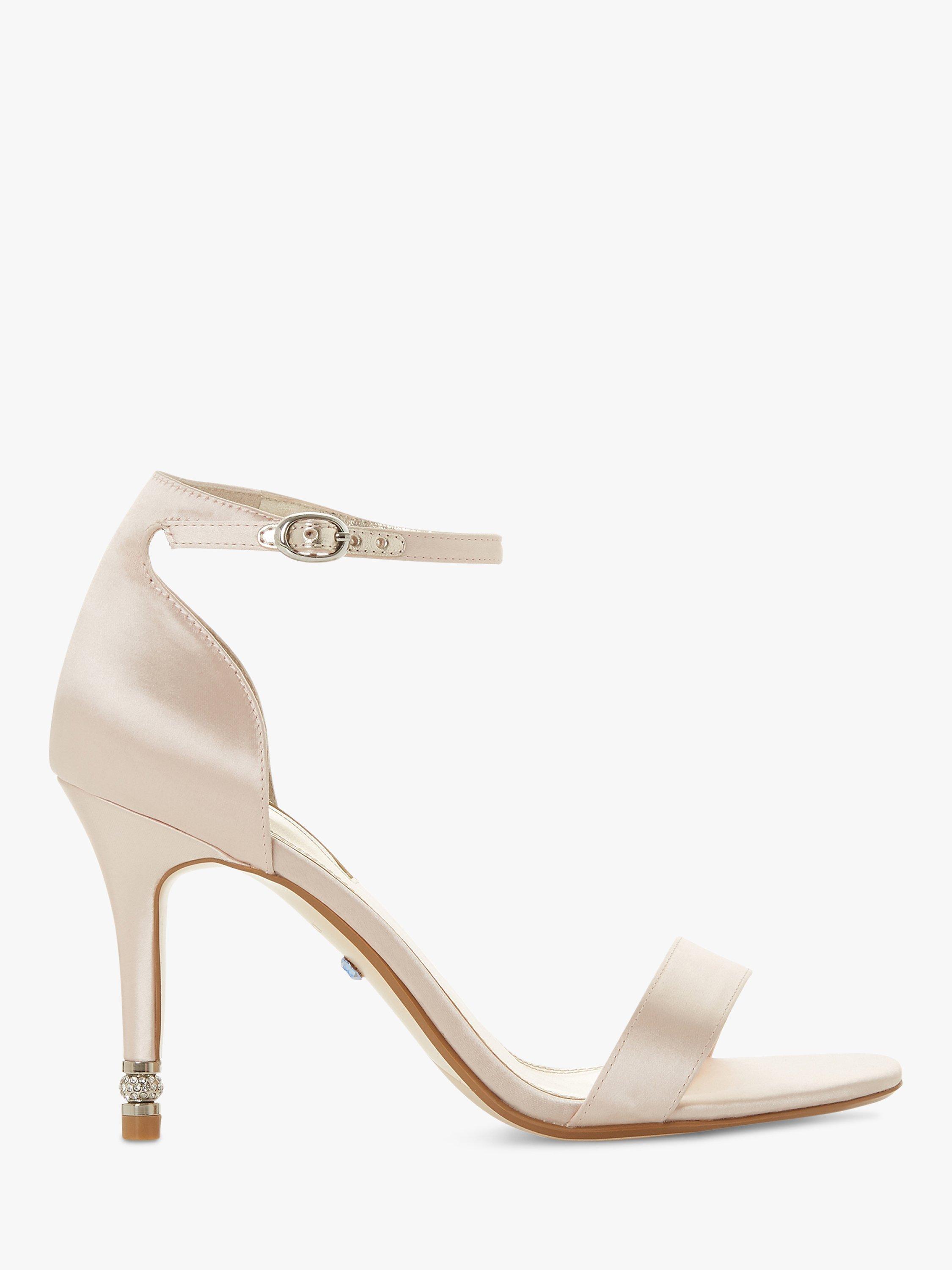 Dune Bridal Collection Match Maker Stiletto Heel Sandals, Nude Satin