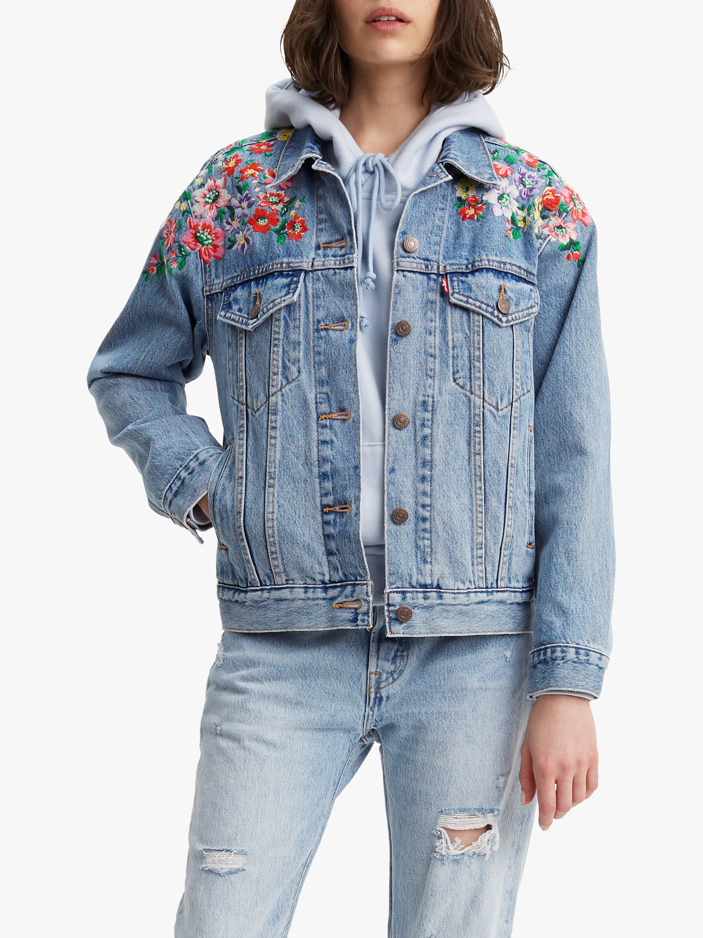 Embroidered levis jacket online