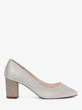 Rainbow Club Bambi Block Heel Court Shoes, Ivory