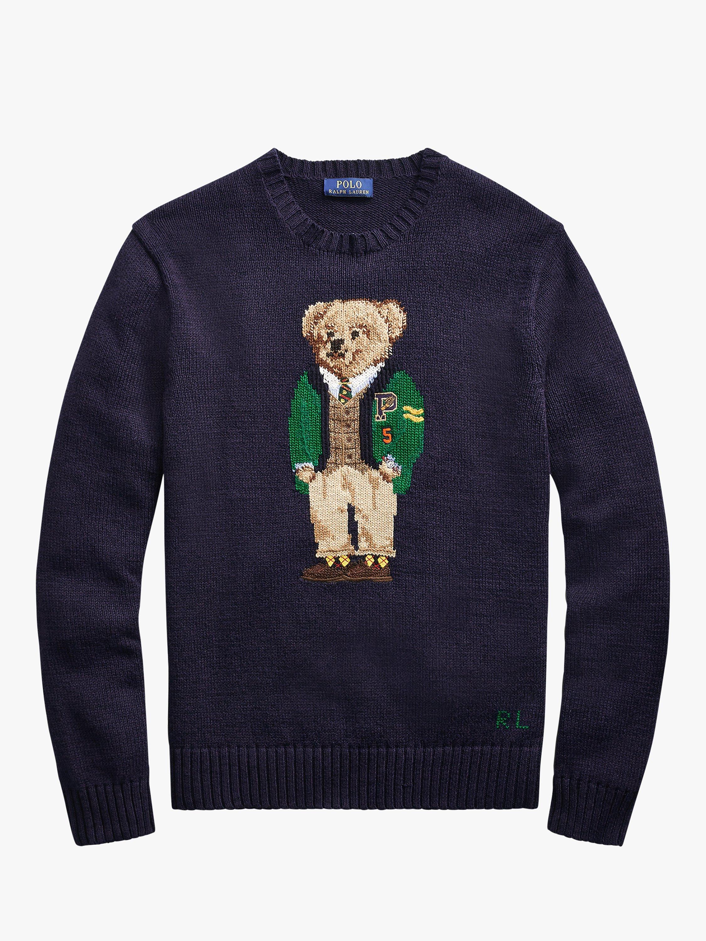 Polo Ralph Lauren University Bear Sweater Navy