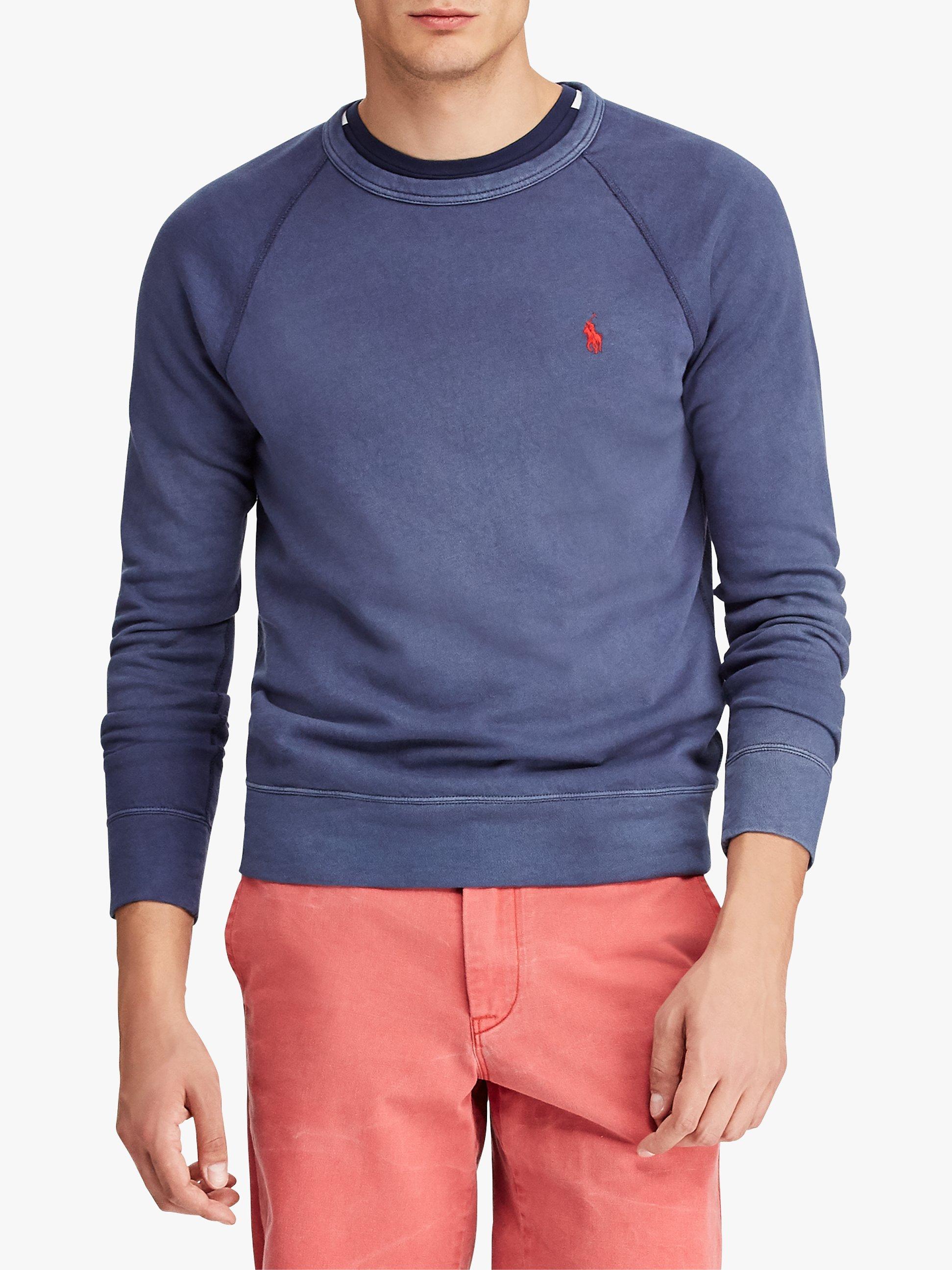 Polo Ralph Lauren Cotton Spa Terry Sweatshirt, Cruise Navy