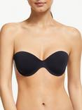 John Lewis Winged Stick-On Bra, Black