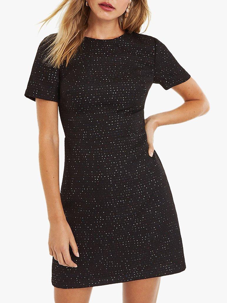 Oasis sequin fabric dress best sale