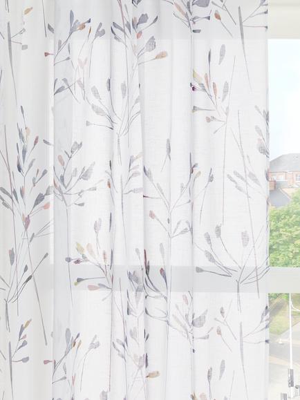 John Lewis Nerine Slot Top Sheer Panel, White
