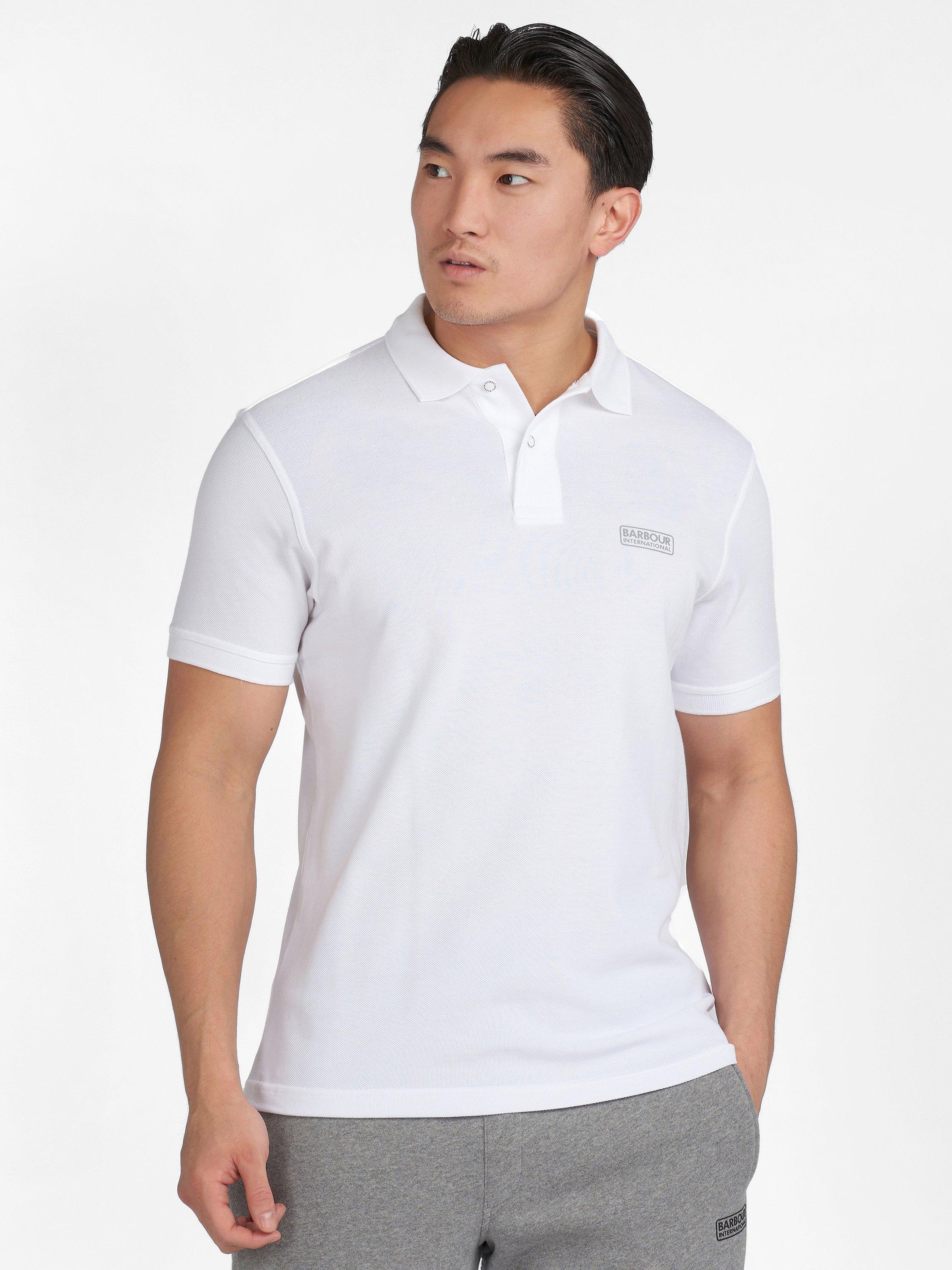 Barbour International Polo Shirt White