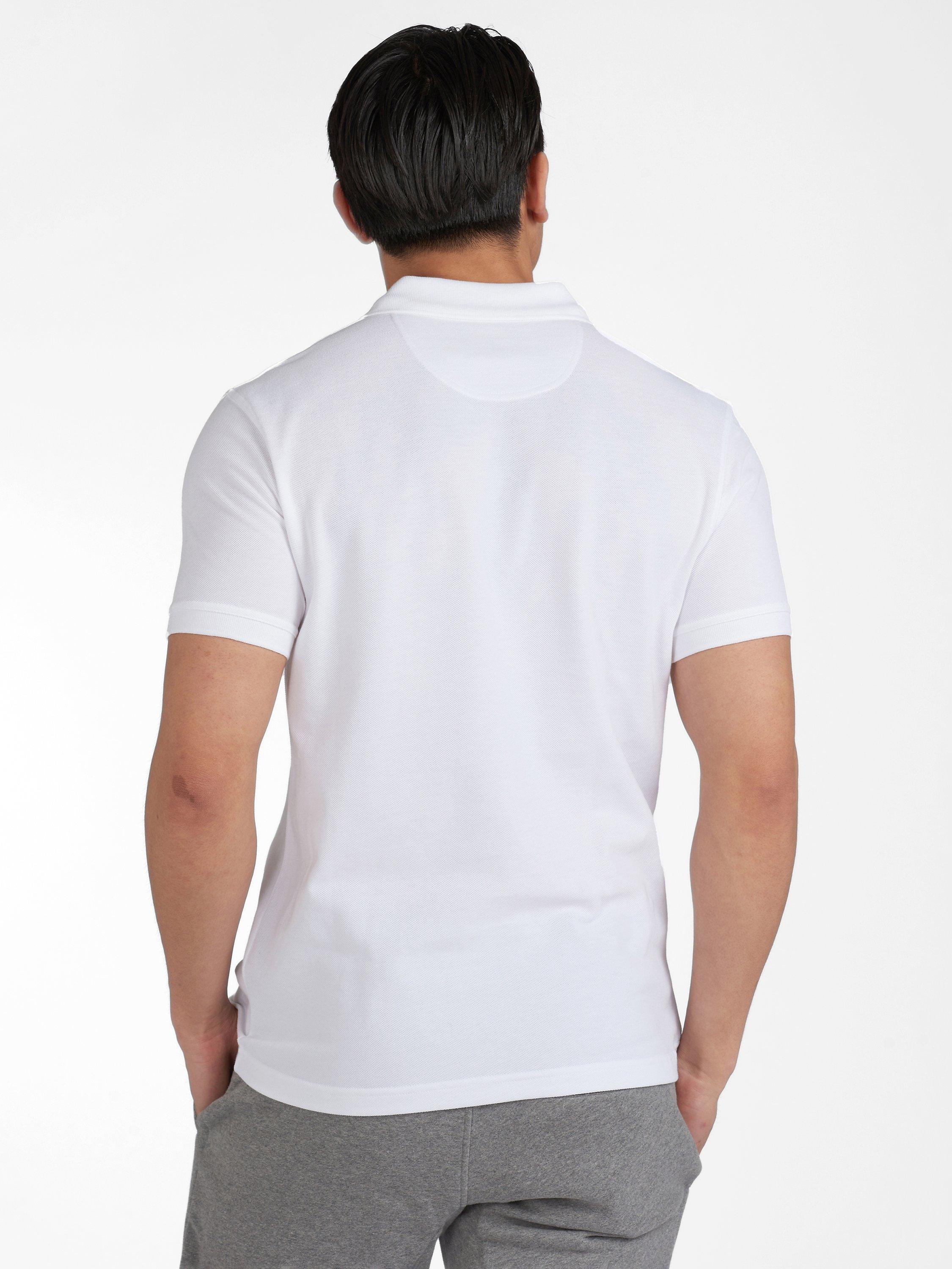 Product image 2 of 6, which shows Barbour International Polo Shirt, White, S