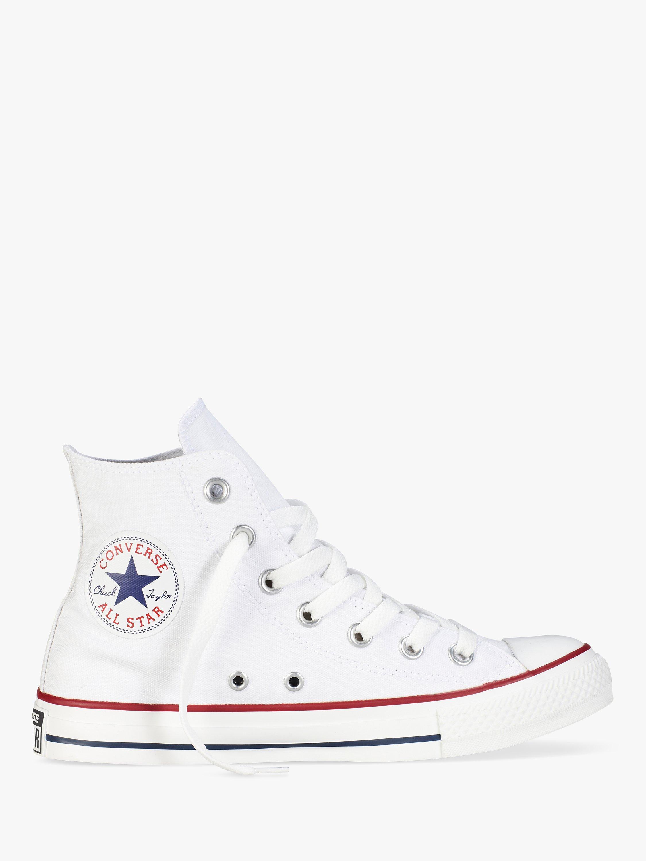 Converse Chuck Taylor All Star Canvas Hi-Top Trainers, White