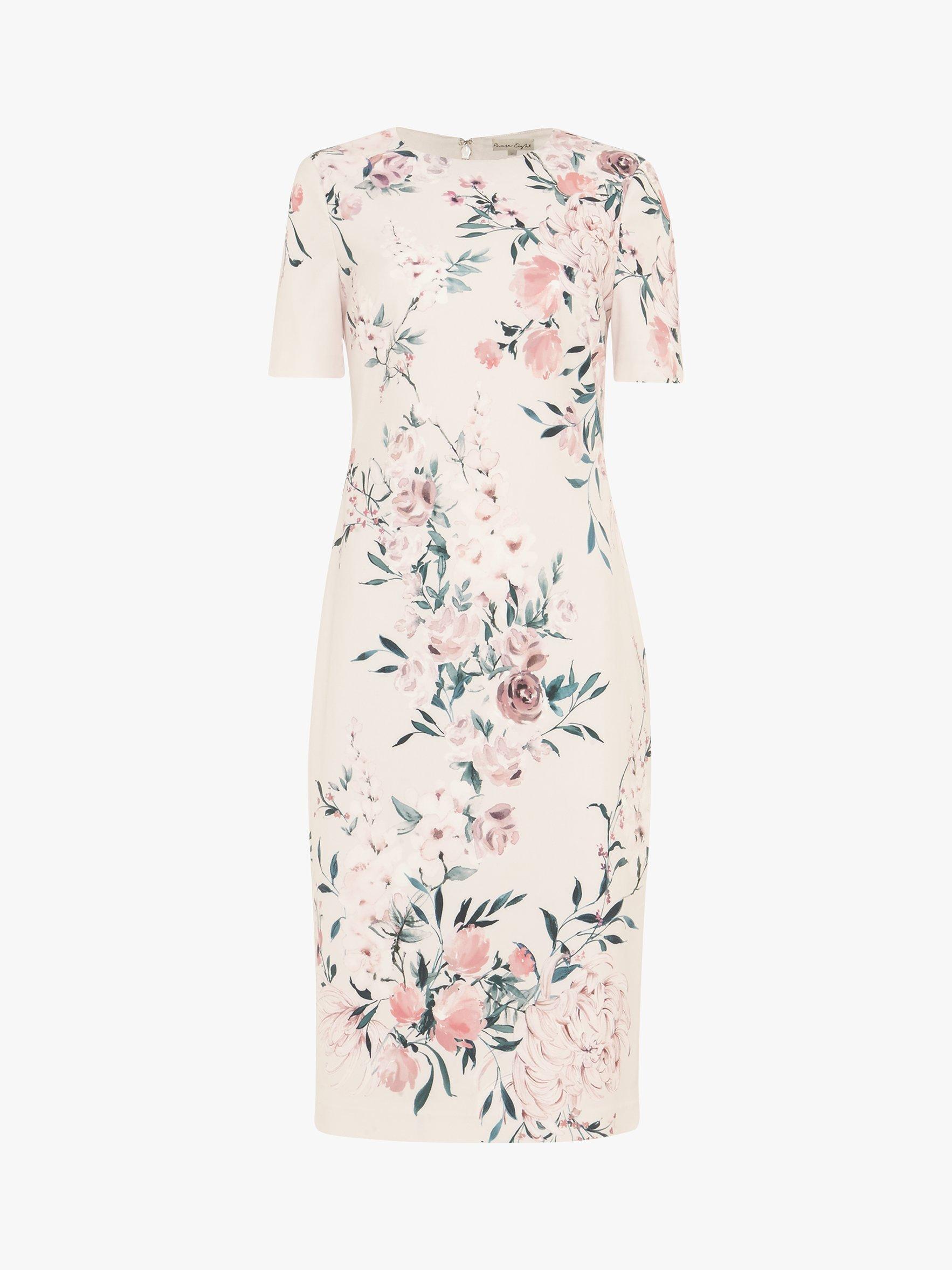 Phase Eight Danni Floral Dress, Tea Rose