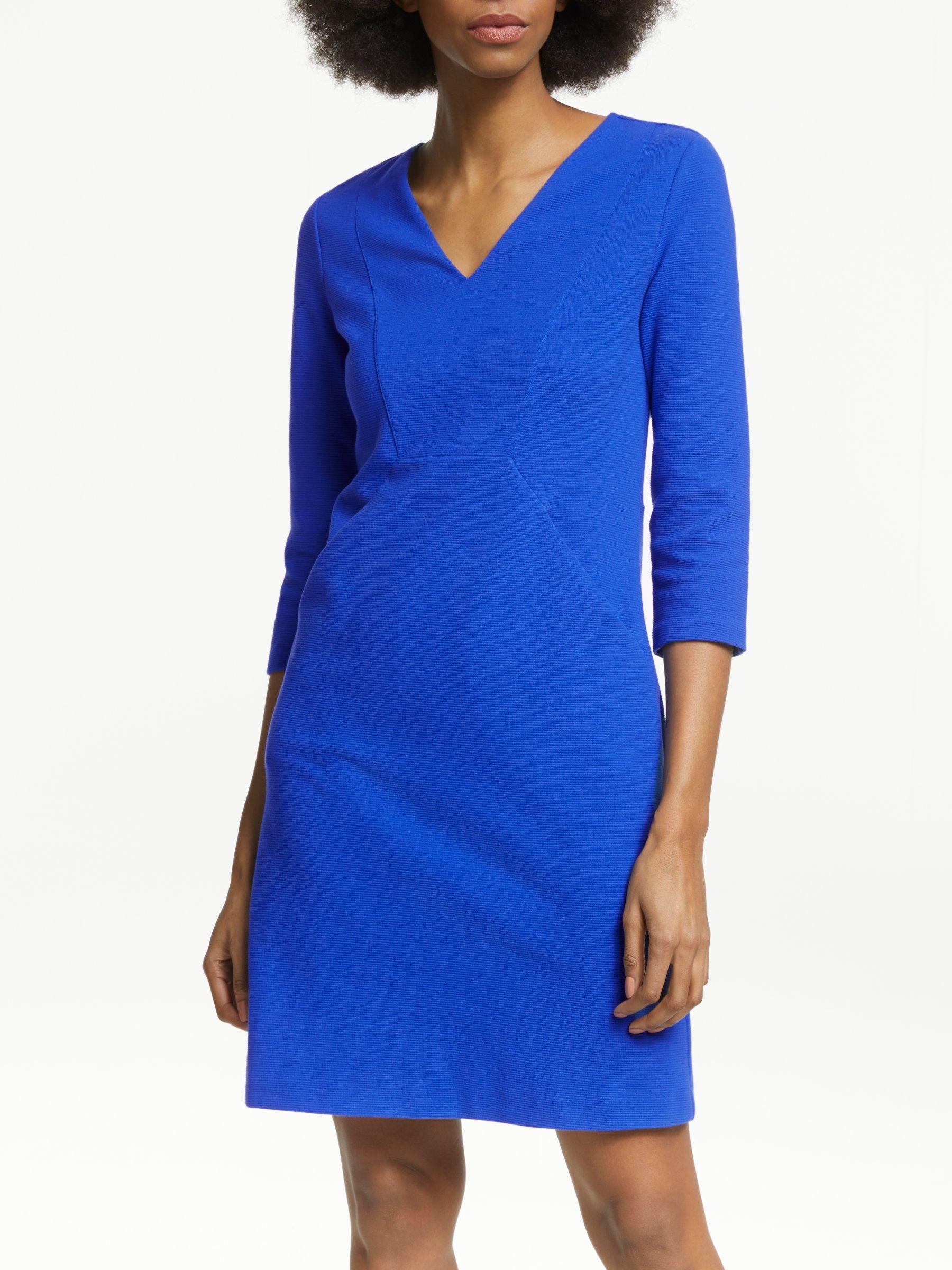 Boden Bronte Ottoman Dress Cobalt