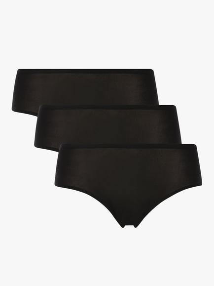 Chantelle Soft Stretch Hipster Knickers, Pack of 3, Black