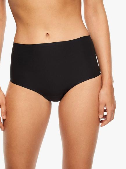Chantelle Soft Stretch High Waist Knickers, Pack of 3 - view 2, Black