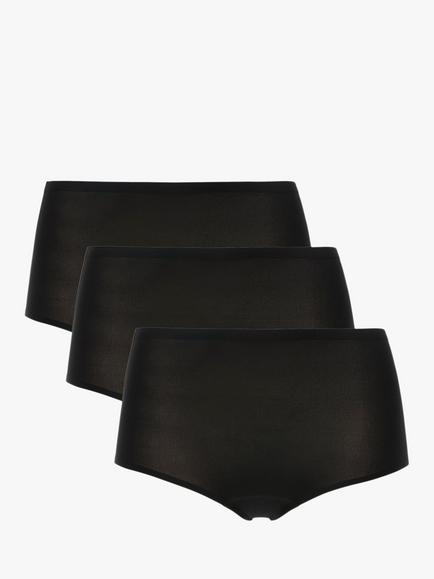 Chantelle Soft Stretch High Waist Knickers, Pack of 3, Black