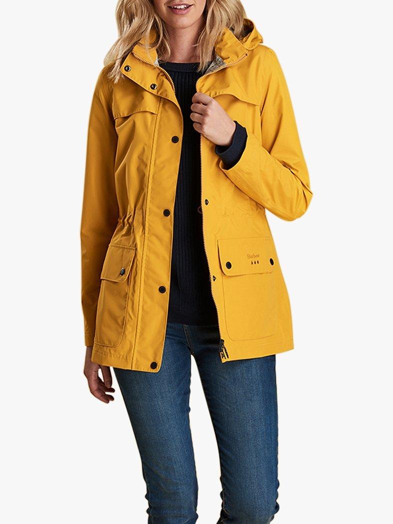 Barbour waterproof jacket kids yellow online