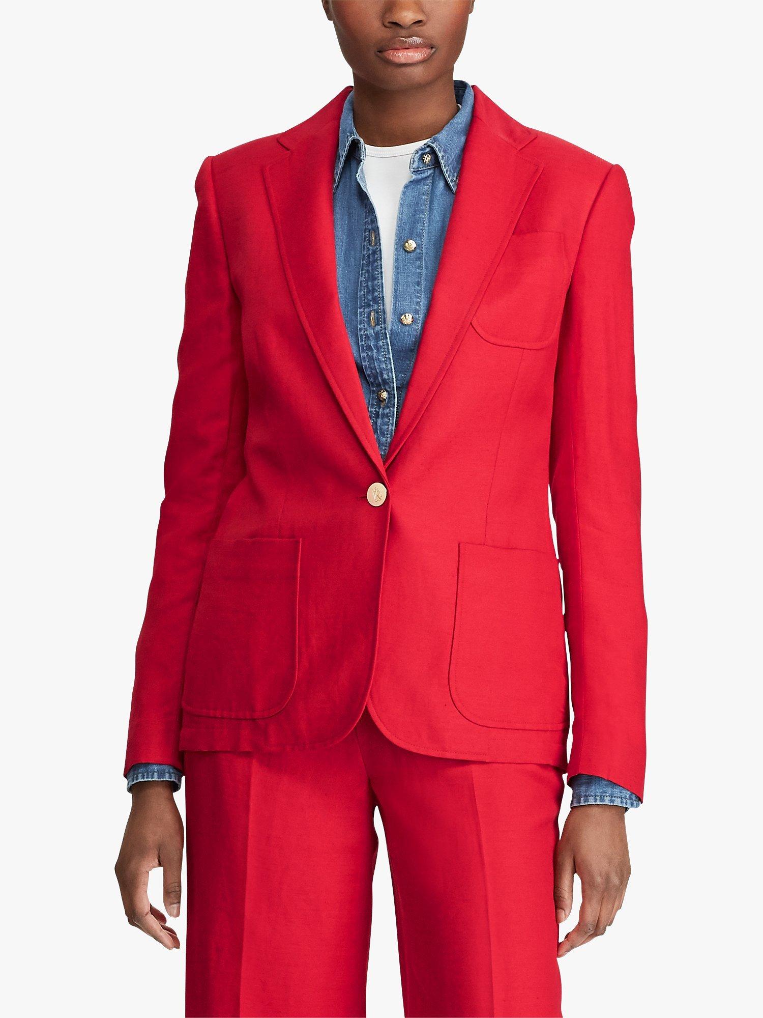 Lauren Ralph Lauren Audryck Jacket, Lipstick Red