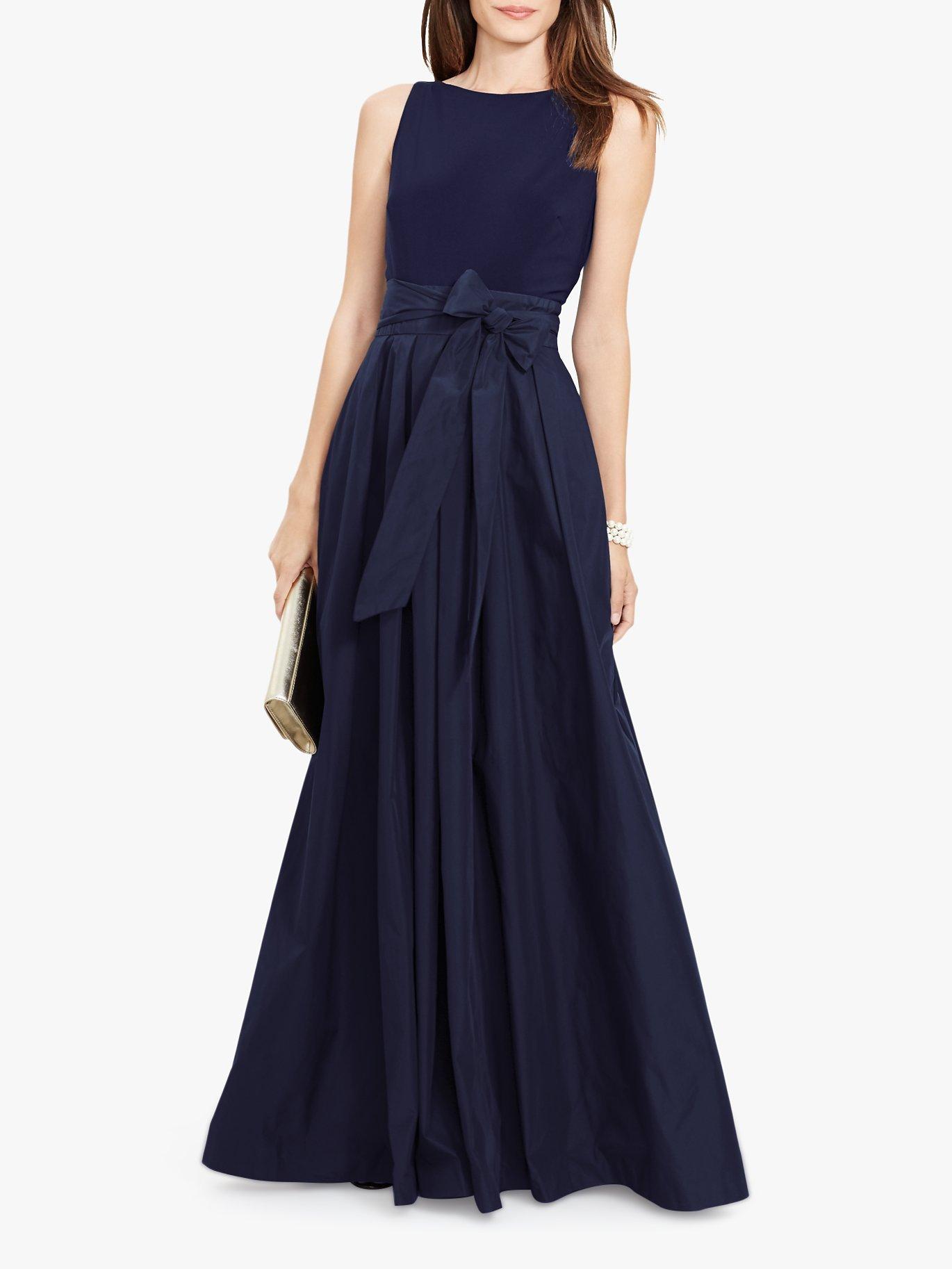 Lauren Ralph Lauren Agni Maxi Evening Dress Lighthouse Navy