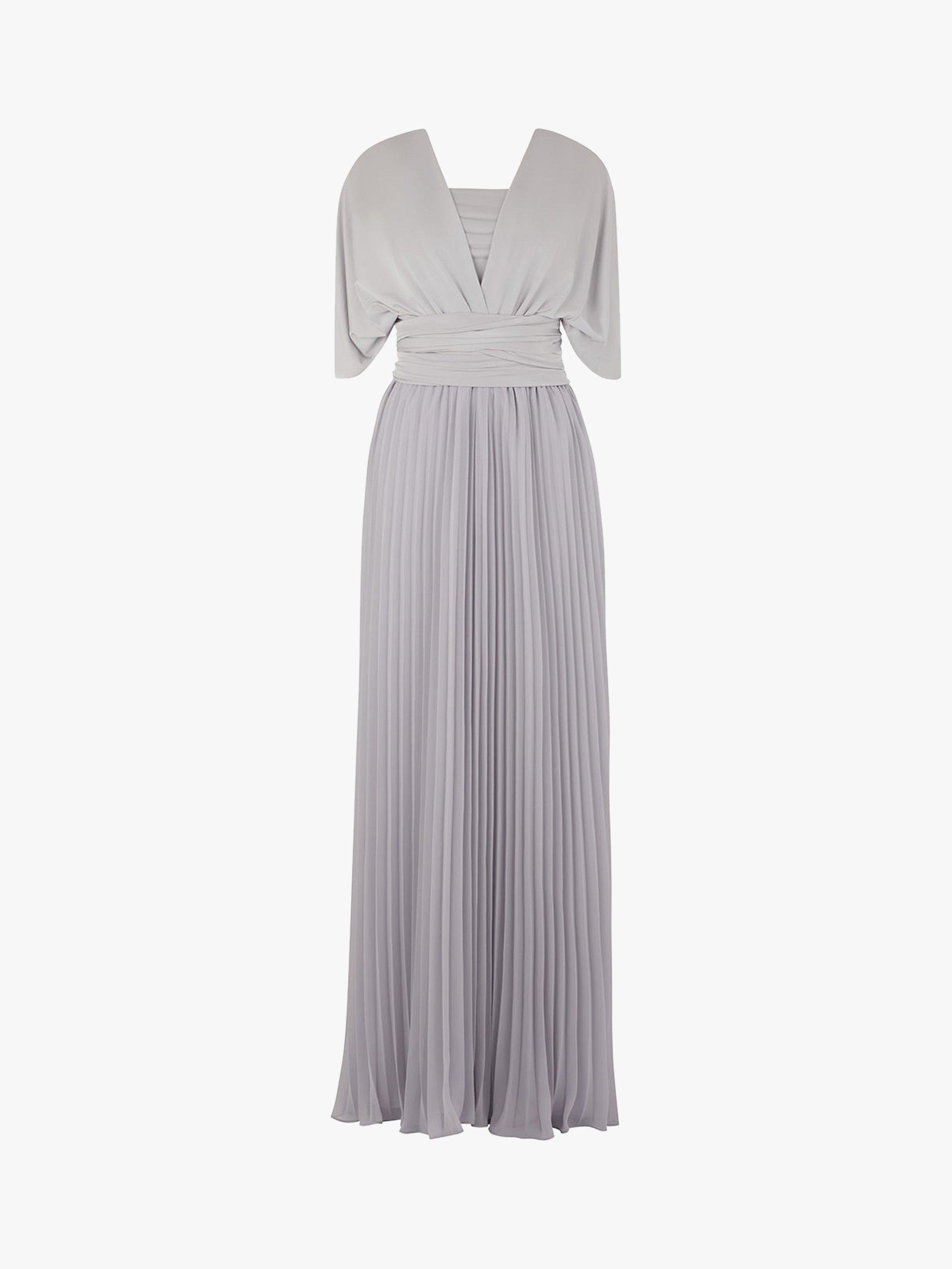 Oasis Multi Way Maxi Dress Pale Grey 6R