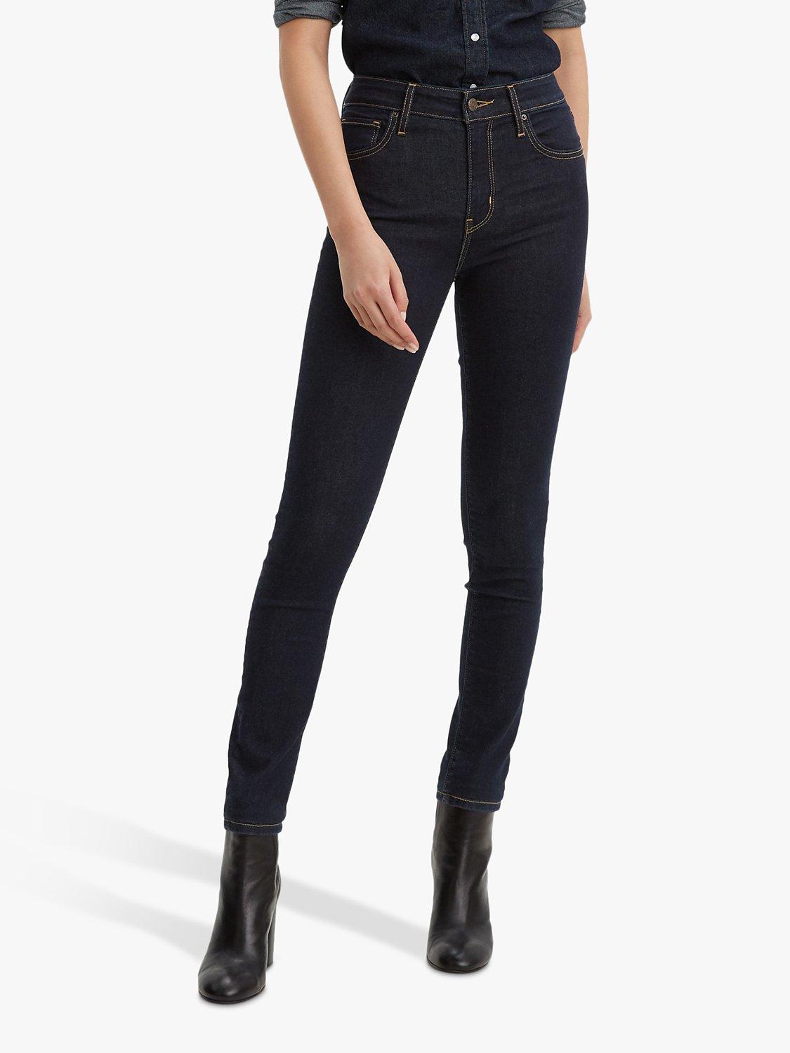 Levi's black high waisted skinny jeans online