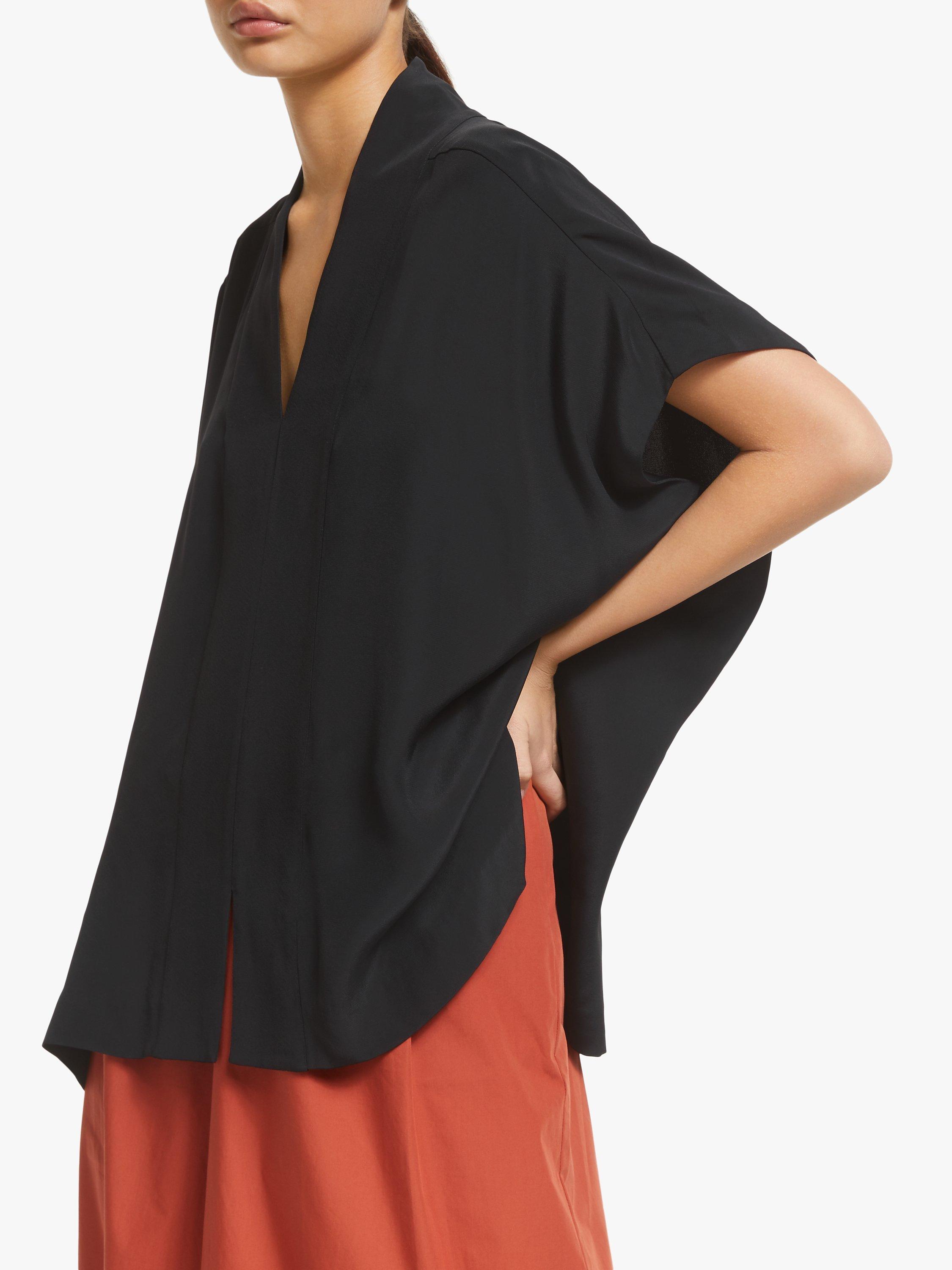 Kin Kimono Kaftan Top, Black