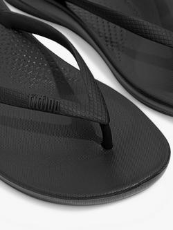 FitFlop IQushion Ergonomic Flip Flops - view 2, Black