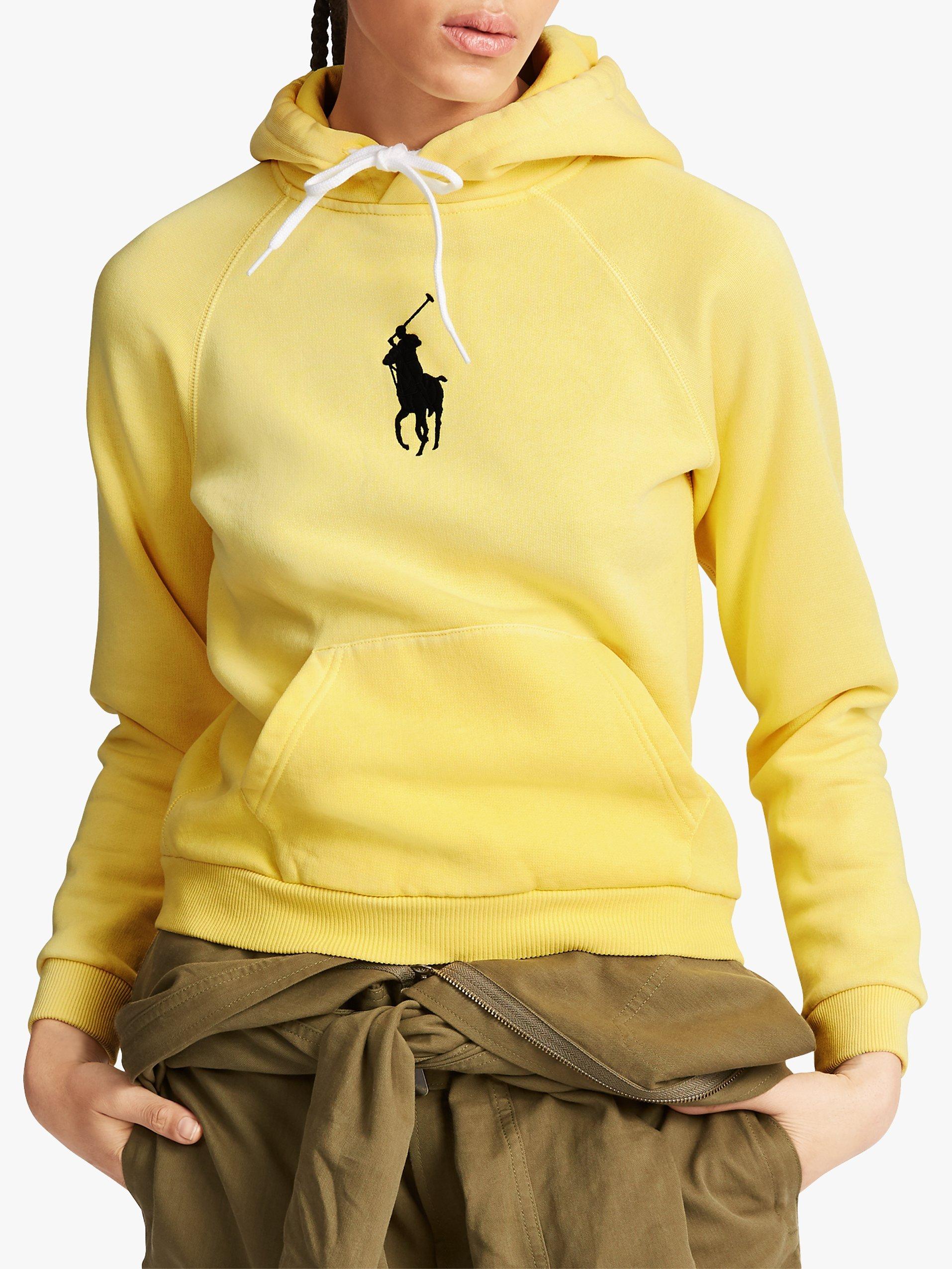 Polo Ralph Lauren Logo Fleeceback Hoodie Fall Yellow