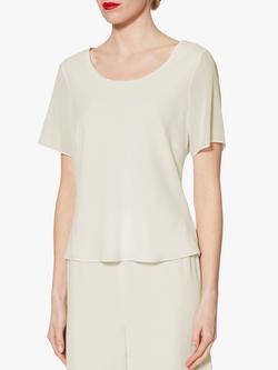 Gina Bacconi Triple Layer Chiffon Top, Butter Cream