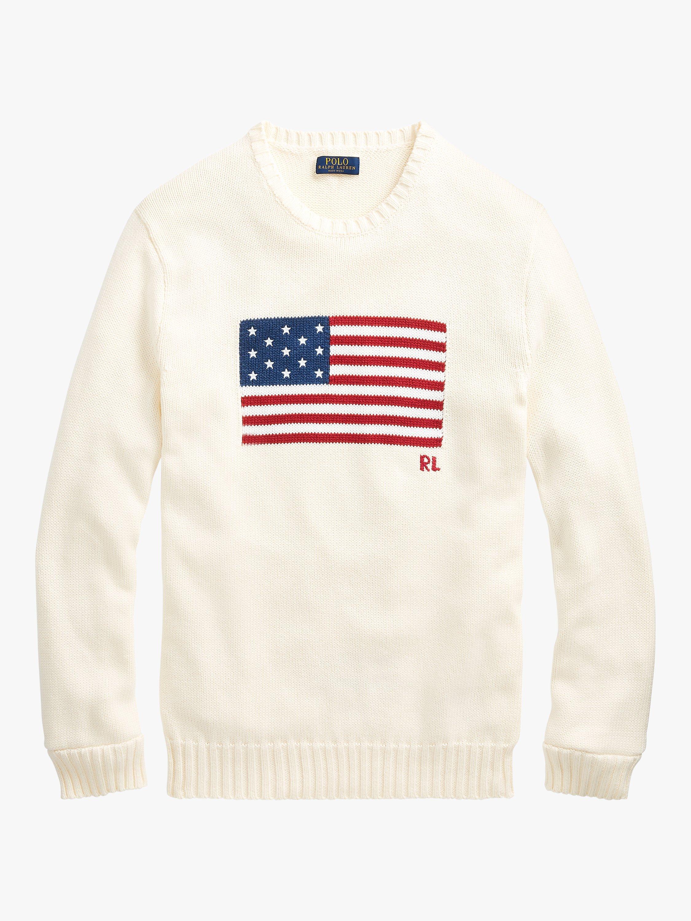 Polo Ralph Lauren Flag Jumper Cream