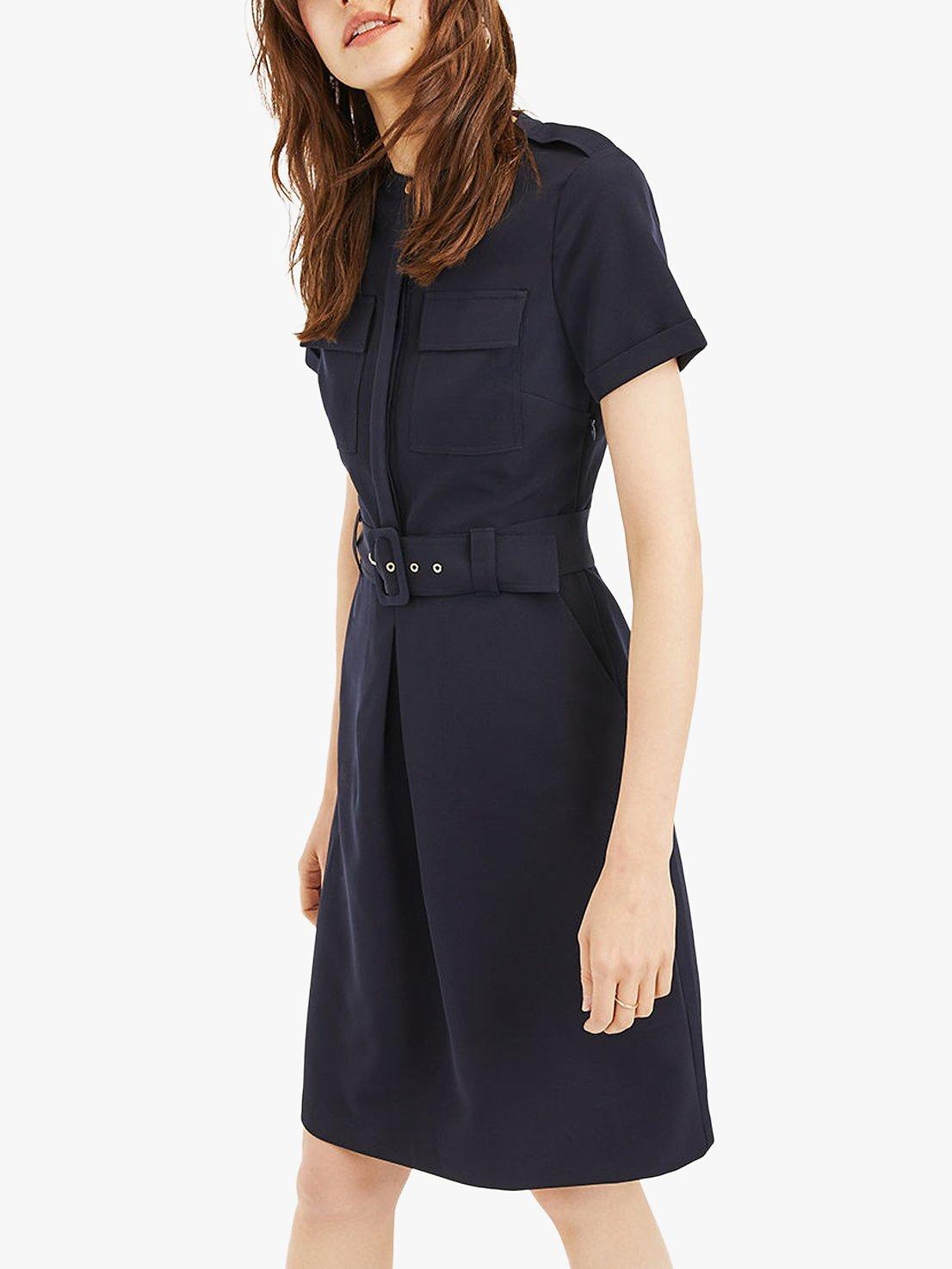 Oasis Utility Shirt Dress, Navy
