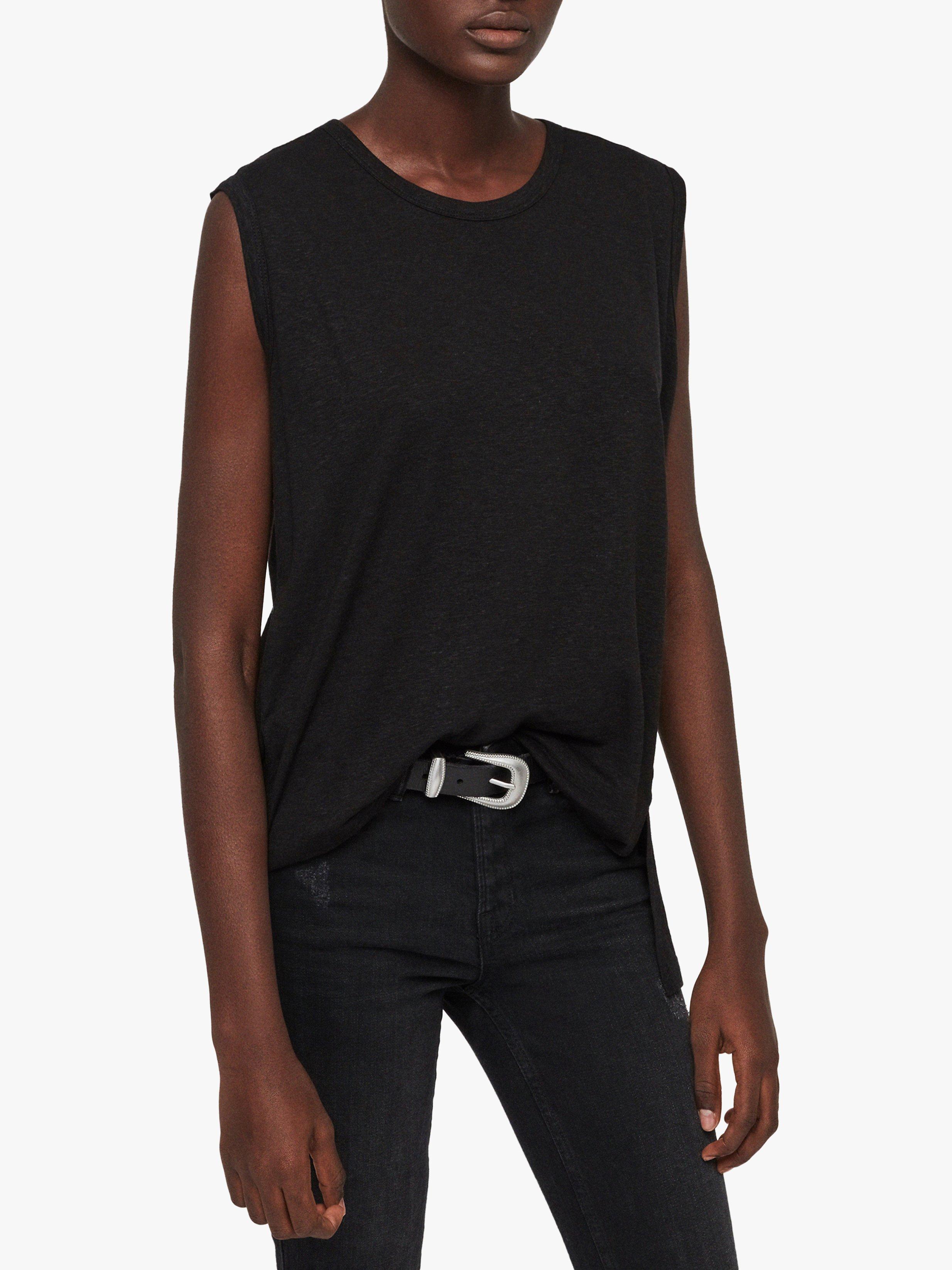 AllSaints Saanya Tank Top, Black