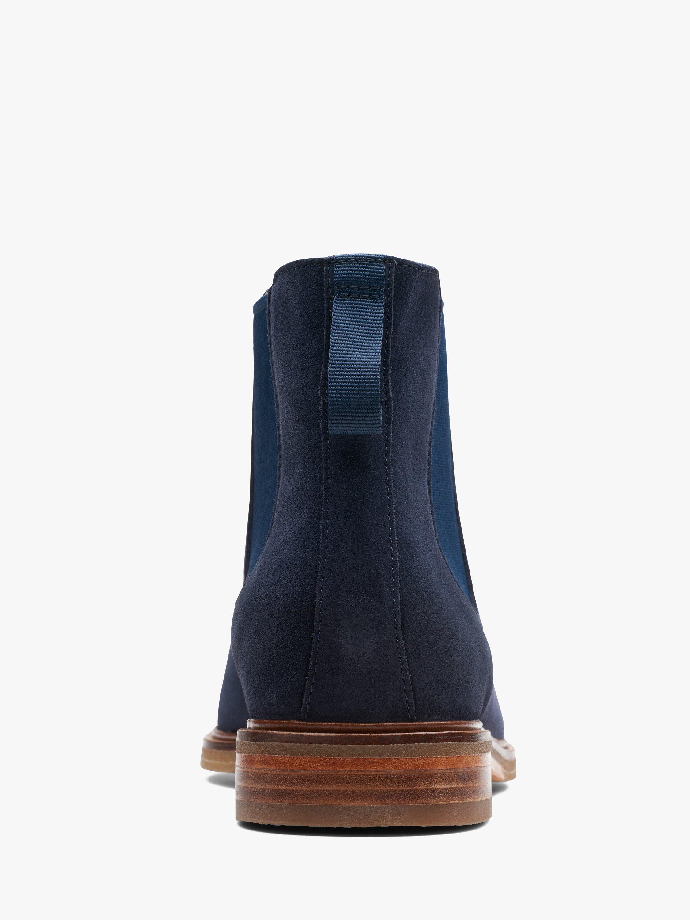 靴 uk6.5 Clarks Clarkdale Gobi Navy Boots Clarks Clarkdale Gobi Suede Chelsea Boots