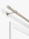 John Lewis Wood and Metal Eyelet Curtain Pole Kit, Dia.28mm