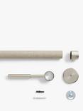 John Lewis Wood and Metal Eyelet Curtain Pole Kit, Dia.28mm