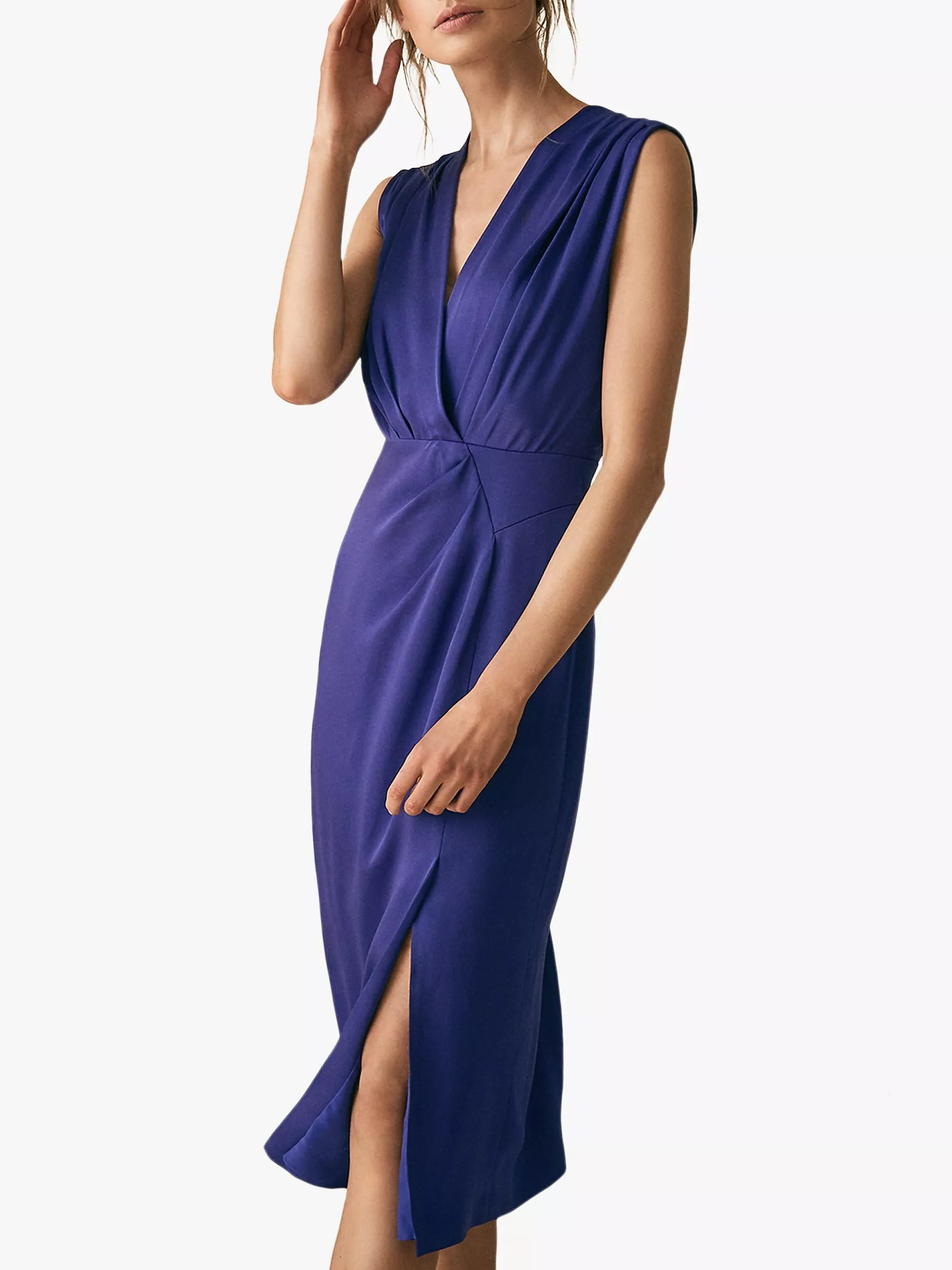 Reiss Elaini Occasion Dress Blue