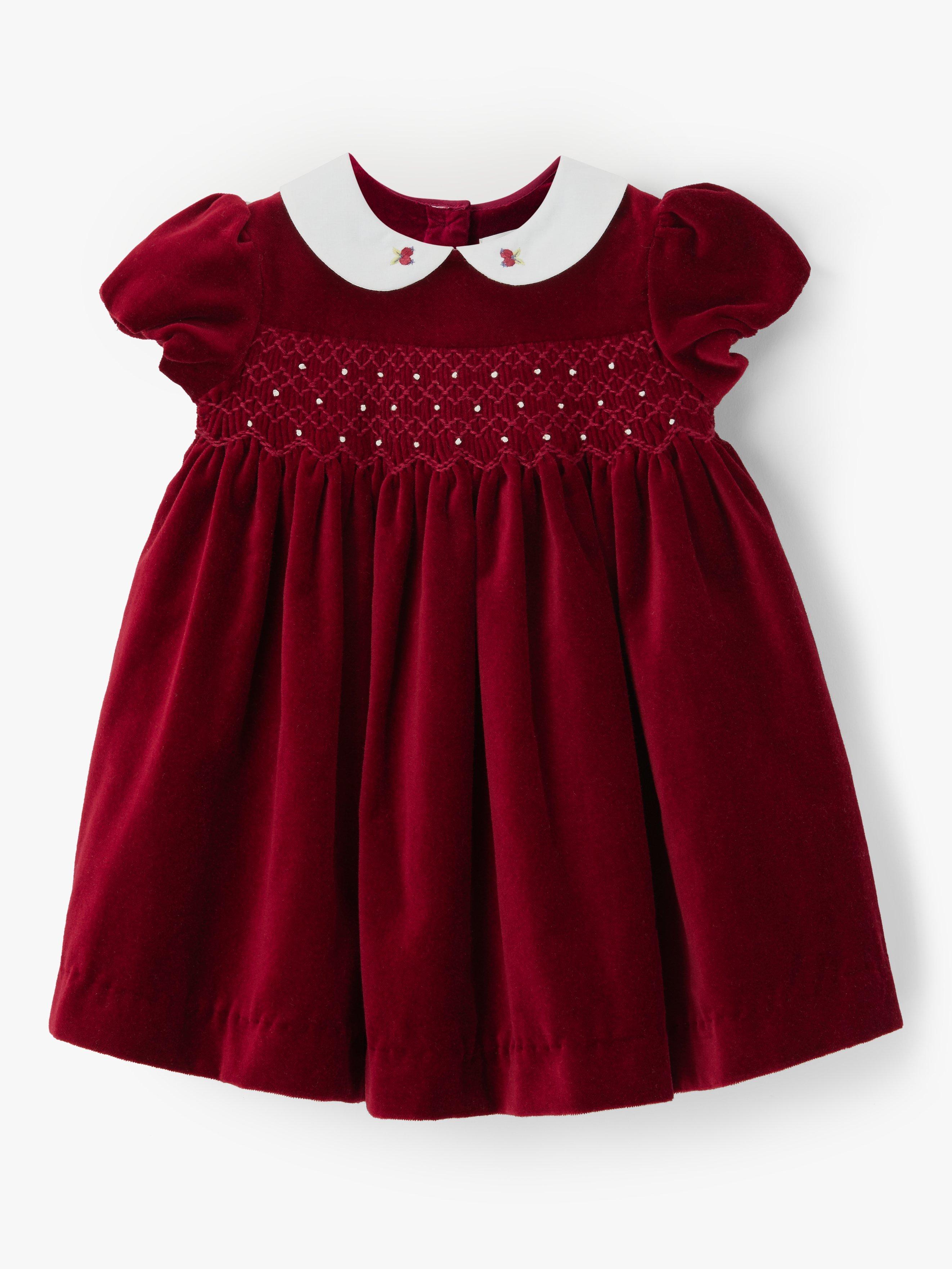 Baby velvet dresses best sale