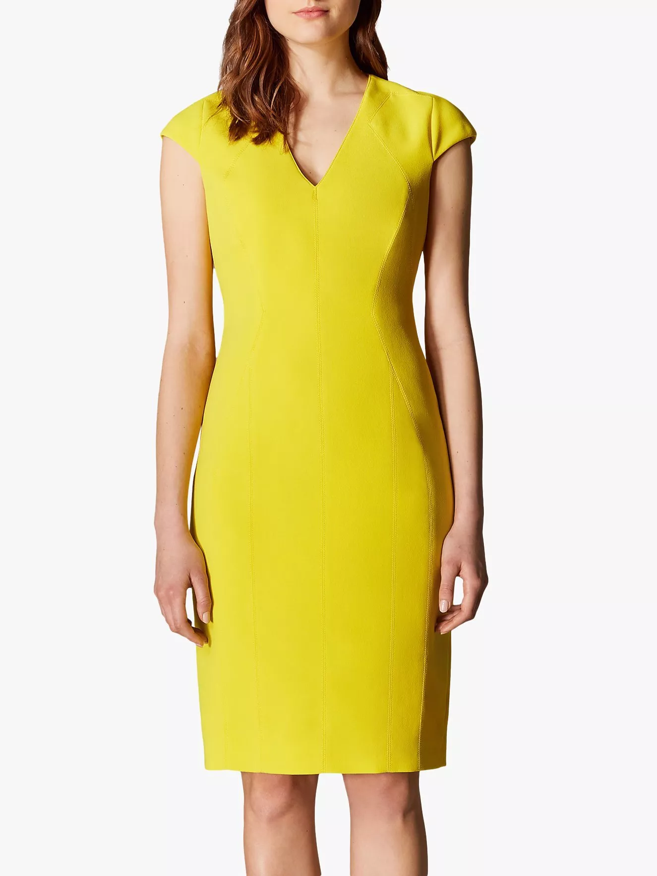 Karen millen yellow dress hotsell