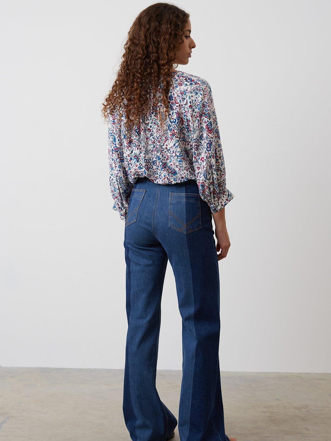 Product image 3 of 4, which shows Gerard Darel Pantalon Jeans, Blue, 10