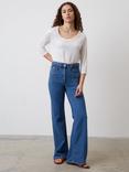 Gerard Darel Wide Leg Jeans, Blue