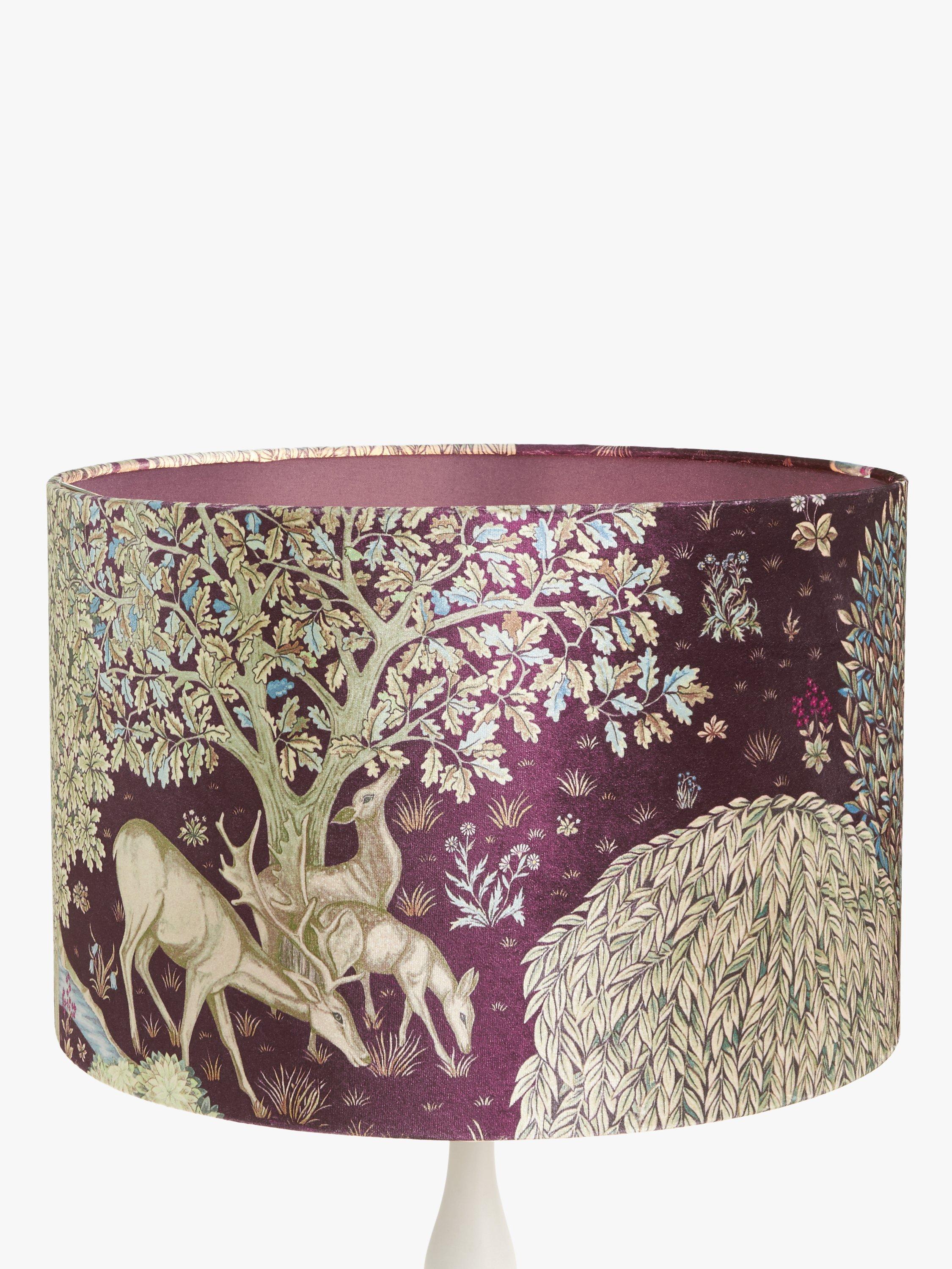 Morris & Co. The Brook Velvet Lampshade, Red