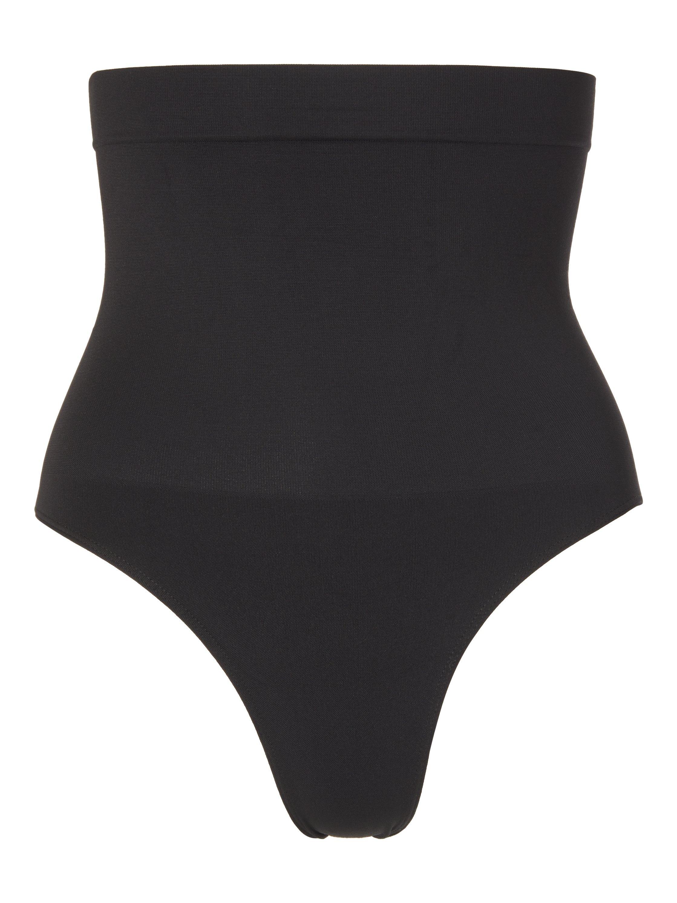Product image 3 of 5, which shows John Lewis Seamfree High Waist Briefs, Black, S