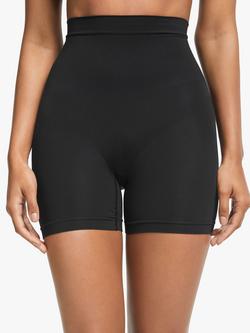 John Lewis Seamfree High Waist Shorts, Black
