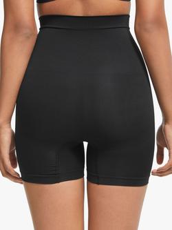 John Lewis Seamfree High Waist Shorts - view 2, Black